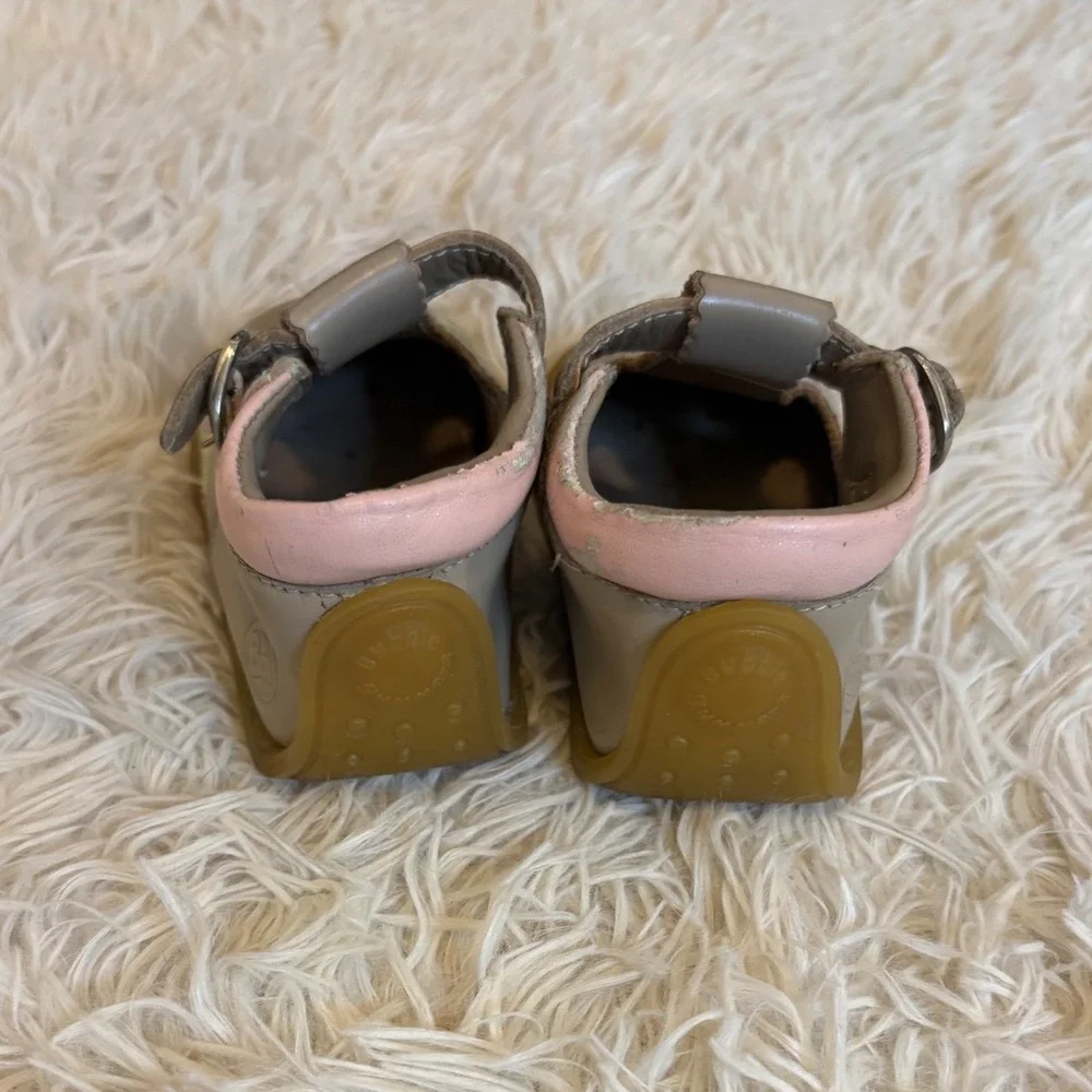 Bubble Summers Girls T-Strap Leather Floral‎ Shoes Toddler Girl